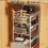 Sliding Kitchen Storage Rack Extendable Under Sink Shelf Organizer 32 X 23.6 cm Gold Finish RustProof 4
