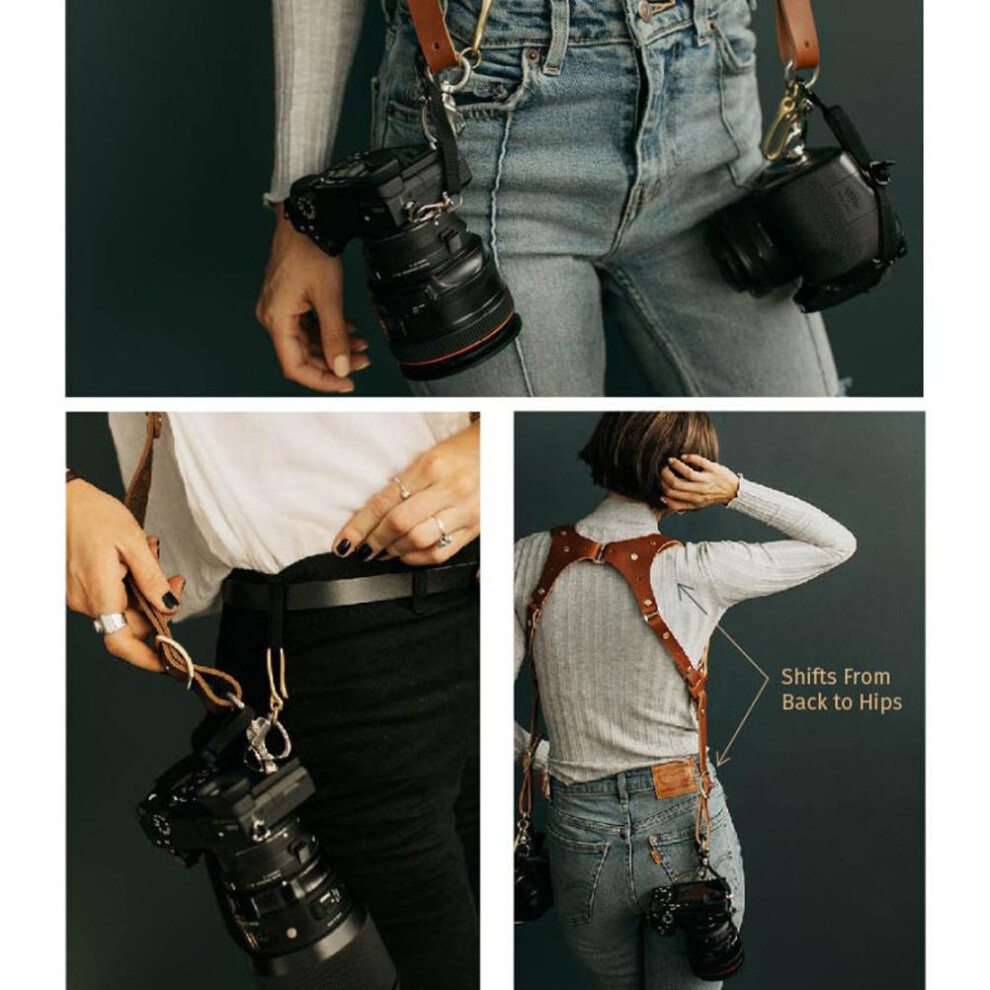 2Pcs Quick Release Dual Shoulder Straps With Wristbands For Dslr Slr Dv Cameras 4921377103582