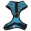 Adjustable Pet Harness with Reflective Strips & Leash Blue M Size 3