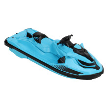 Barca a motore RC 2.4G LM13 D 23,5 cm Giocattolo d'acqua per piscine e laghi Blu