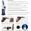 Beer Refractometer with ATC, Dual Scale Brix and Specific Gravity Tester 032% for Homebrewing, Black 5PCS 3