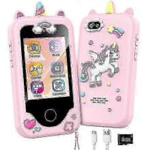 (Soft Pink) Kids SmartPhone Gifts Toys for Girls Boys Age 3-8,Toddler Learning Toy