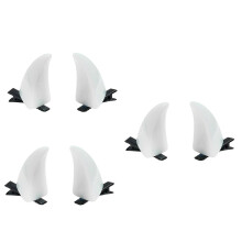(White) 3Pairs Devil Horn Hair Clip For RolePlay Costume Event Gathering Halloween Hair Styling Accessories For Adult Kids White