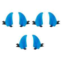 (Blue) 3Pairs Devil Horn Hair Clip For RolePlay Costume Event Gathering Halloween Hair Styling Accessories For Adult Kids White