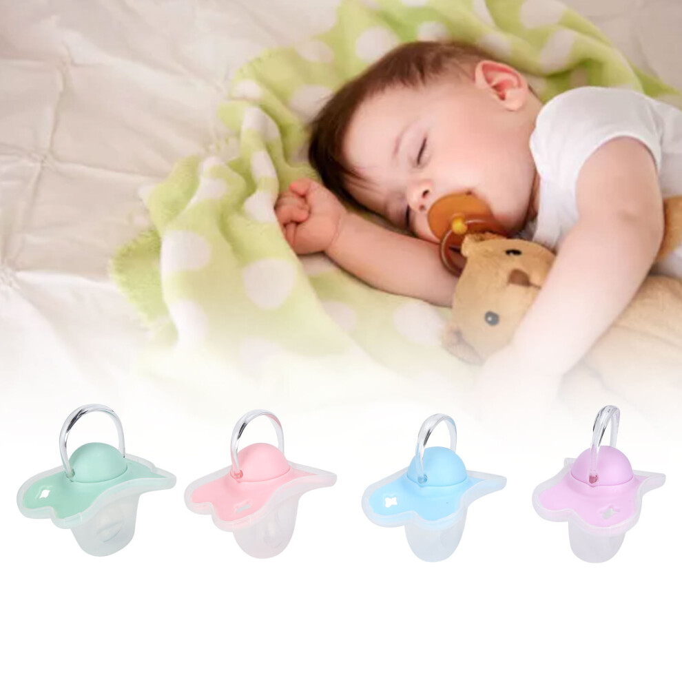 4Pcs Light Slim Silicone Baby Pacifiers, Safe Comfortable Durable