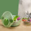 Speed Salad Spinner with NonSlip Base for Thorough Cleaning, Large Blue Stable Ring Design 2