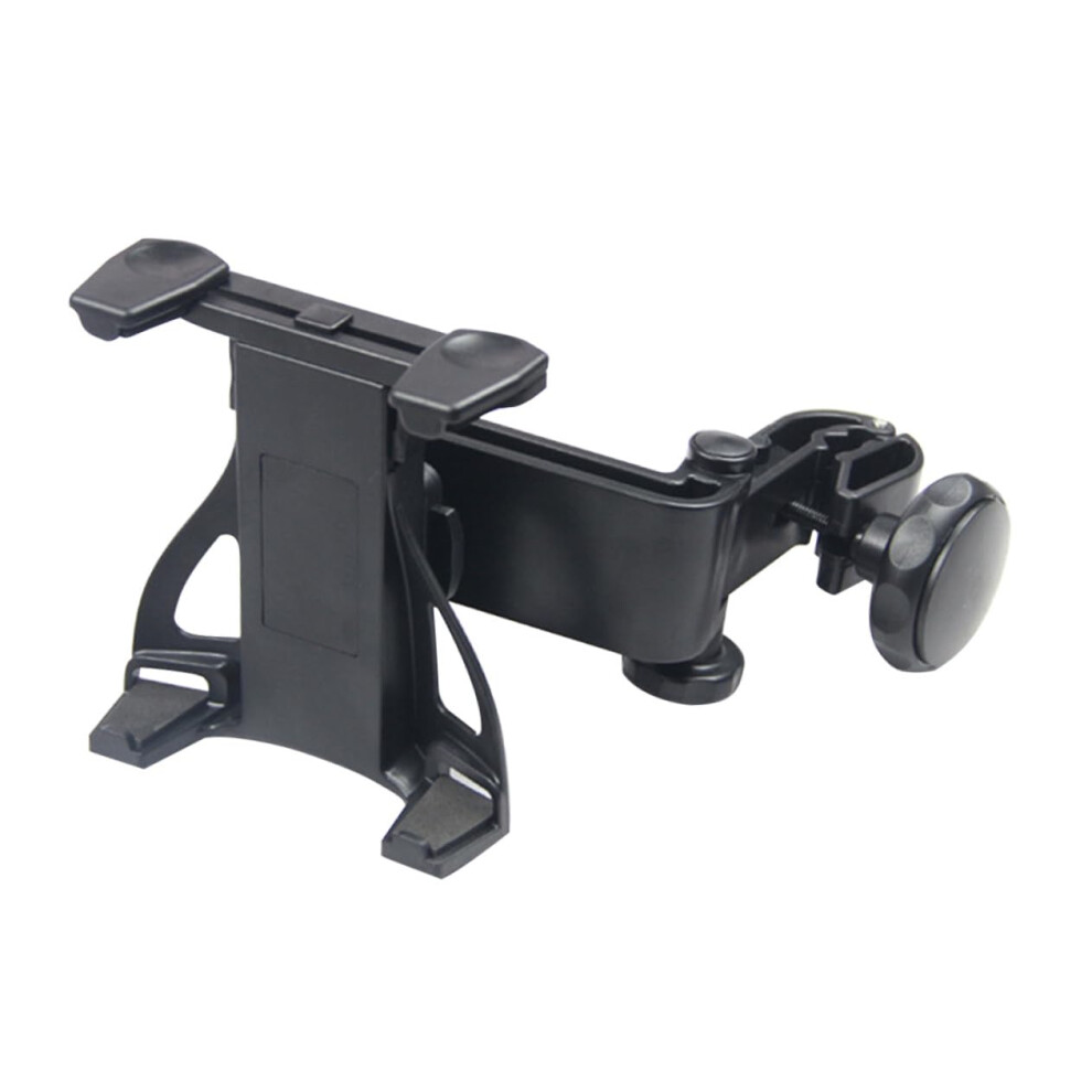 Adjustable Car Tablet Holder Plastic Headrest Mount For Backseat Entertainment And Secure Device Support Black 9382693480835