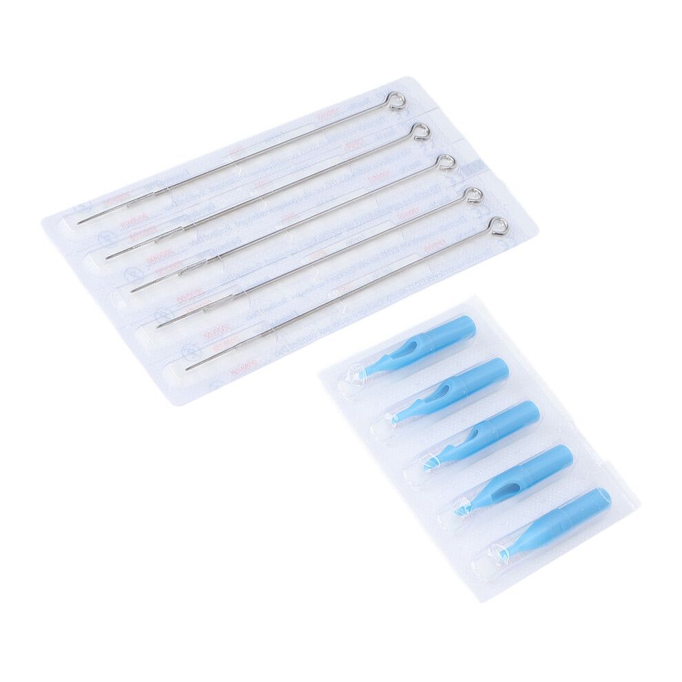 50pcs Disposable Tattoo Needles Tips Set, 0.35mm Stainless Steel