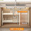 Under Sink Organizer Expandable Double Layer Rack 53 x 48.5 x 25 cm Sturdy Space Saving Under Wash Basin Storage 3