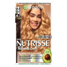 3 x Garnier Nutrisse Blonde Lift Permanent Colour UL3 Honey Blonde