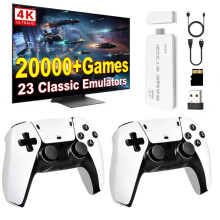 2026 New Upgrade Retro Gaming Console, Retro Game Stick 20000  Games with 23 Emulators, HDMI Plug and Play TV Video Game Stick 4k