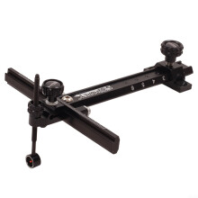Recurve Bow Sight T Shape Bracket Sight with Clear Scale Metal Construction for Target Practice and Competition Black