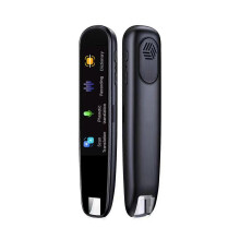 (Black) 2.23in HD Touchscreen Translator Pen Muntifunctional Photography Translation Pen for House