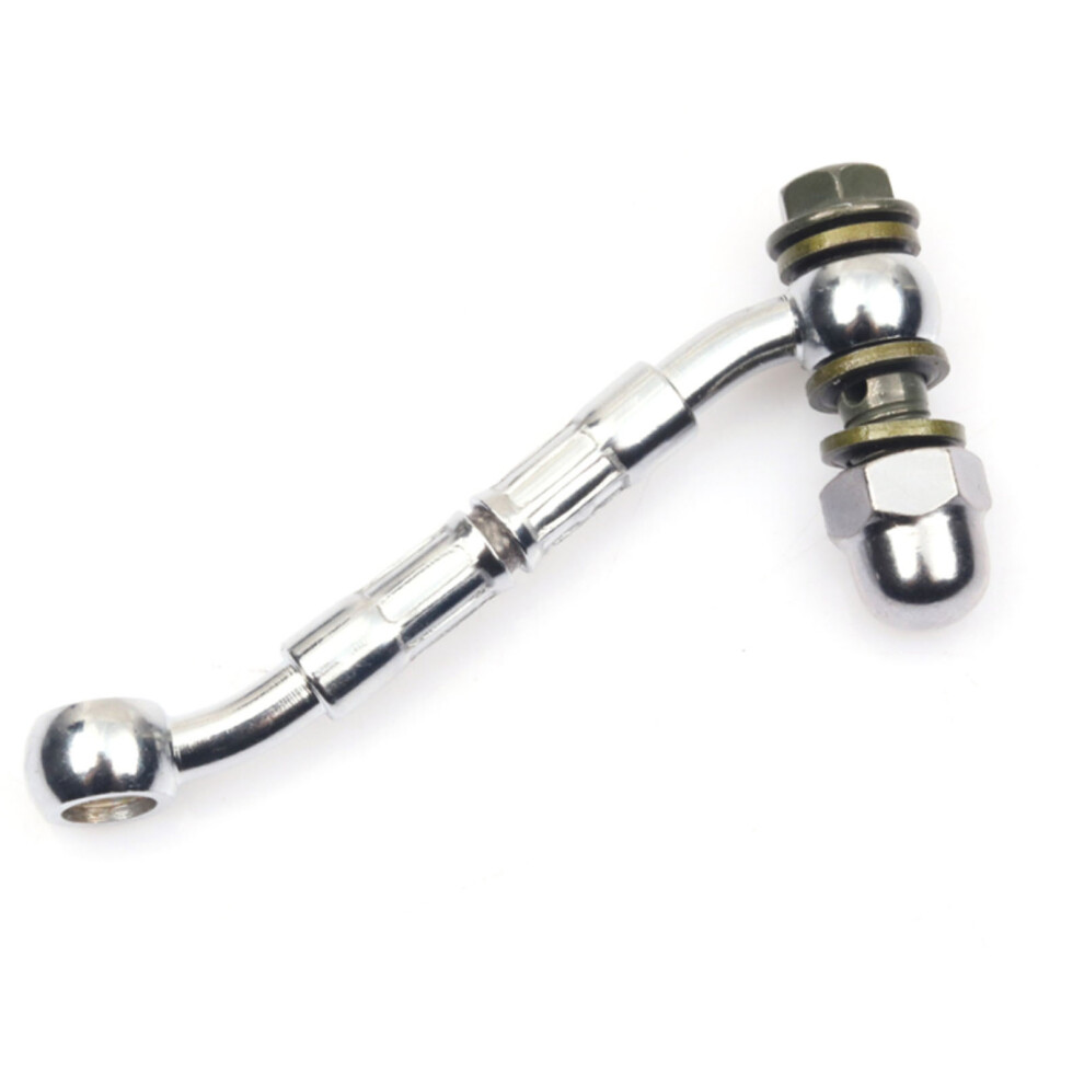 Brake Hose Extension Connector For Motorcycle Modification, Motorcycle Brake Hose Extend Connector Universal Steel Artificial Hydraulic Hose Prolong 9358999867663