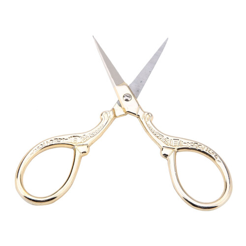 Embroidery Scissors Stainless Steel, Precision Cutting Capability Sharp Blade with Pointed Edge for Sewing Crafting Art Work, Comfortable And