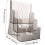 Brochure Display Stand WallMounted Magazine Rack Document Holder For Office And Home Use Sturdy 2