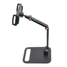 Adjustable Aluminum Portable Monitor Stand For 4.718 Inch Screens, Phones And Tablets, 360 Rotation, AntiSlip Base