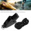 Professional Referee Black Whistle with Lanyard Crisp Sound Durable 10