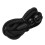 Professional Referee Black Whistle with Lanyard Crisp Sound Durable 6