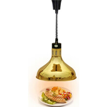 290 Mm Food Heater Lamp - 250W Pendant Heat Lamp for Restaurants, Adjustable Heating Lamp for Food Display