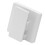 Bathroom Storage Organizer with Wall Mounted Toothpaste Holder, Space Saving and Renter Friendly White 1