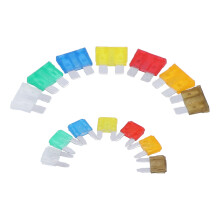 220Pcs Auto Fuses Kit with Clip - Medium & Small PES Blade 32V Assortment