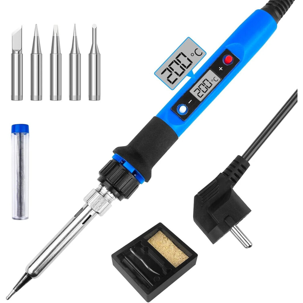 Precision Soldering Iron, 80W Soldering Kit With Adjustable Temperature 180-480C 749655462190
