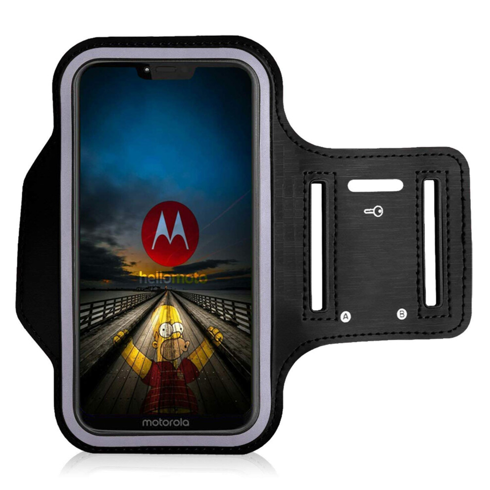 Armband Case For Running, Jogging, Walking With Key Slot Sweat Black 9044945905991