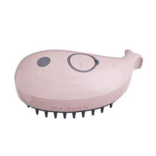 Detangling Steam Cat Brush For Feline Fur Detangling, Massage And Cleaning Pink With Water Mist Spray