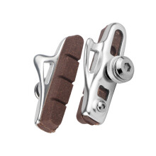 2-pack Stil, effectief fietsremblok Betrouwbaarheid-bruin zilver