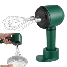 USB Rechargeable Hand Mixer with DoubleHead Mixing Power, 3Speed Electric Dough Blender