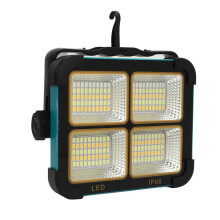 100W LED Solar Work Light 10000LM 3000-6000K Waterproof Rechargeable Portable