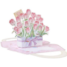 3D Pop Up Card Elegant Cherry Blossom Design for Birthday Mother's Day Wedding Anniversary