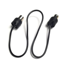 (0.5m) Keyboard Effector Sound Card Transmission Extension Cord Cable Plug Piano Keyboard 5 Pin 360 Degree Male to Male Cable 0.5m