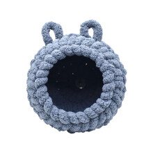 (A) Birds Bed Parrots Plush Nest Hanging Tree House for Small Birds Hamster Portable Bird Screw Fixed Nest Bed Bird Toy