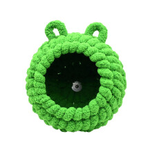 (C) Birds Bed Parrots Plush Nest Hanging Tree House for Small Birds Hamster Portable Bird Screw Fixed Nest Bed Bird Toy