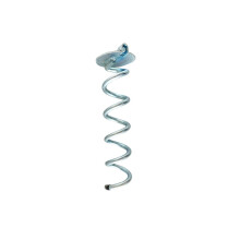 (S, Silver) Practical Trampolines Stakes Anchors Multirope Fixing Ground Nails Twist Stakes for Tents, Pet Tie Outs Silver S