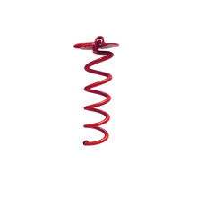 (S, Red) Practical Trampolines Stakes Anchors Multirope Fixing Ground Nails Twist Stakes for Tents, Pet Tie Outs Silver S