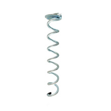 (M, Silver) Practical Trampolines Stakes Anchors Multirope Fixing Ground Nails Twist Stakes for Tents, Pet Tie Outs Silver S