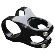 (Black) Heavy Duty Short Stem Aluminum Alloy Mountain Bike Stem Mountain Bike Handlebars Short Stem Easy to Install titanium color