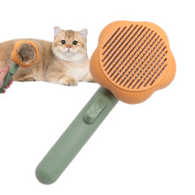 Cat Brush Dual Bristles Long And Short For Fur Removal Massage Cleaning Cats Puppies Dogs Indoor Bathroom Daily Use