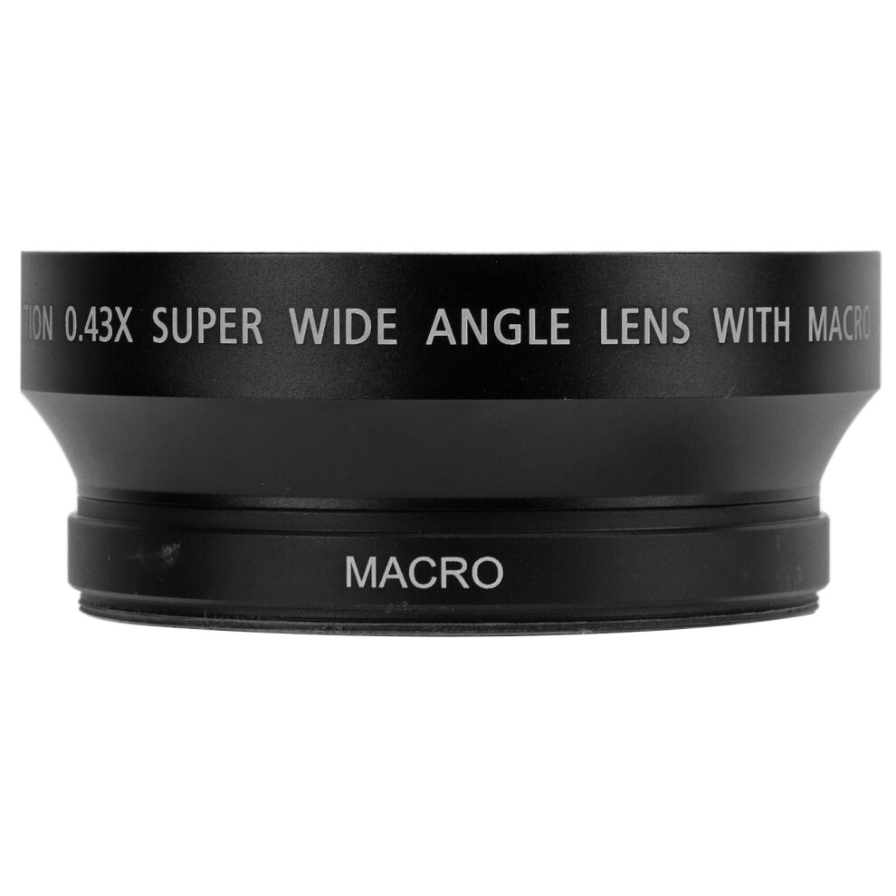 72Mm Wide Angle Macro Lens 0.43X For Camera With Filter Dia & Storage Bag 8731382391050
