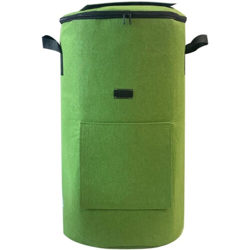 Multi Purpose Non Woven Fabric Leaf Bag Green Color For Sustainable Gardening And Composting Practices 1
