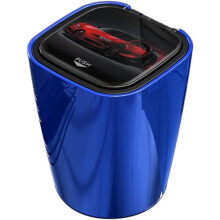 Car Ashtrays With Lid Smell Proof Flame Retardant Easy Clean Blue