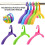 (Plum Red) Wide Shoulder Suit Hangers High Quality Stackable Smooth Finish Plastic Hangers for Sweaters Coat 3