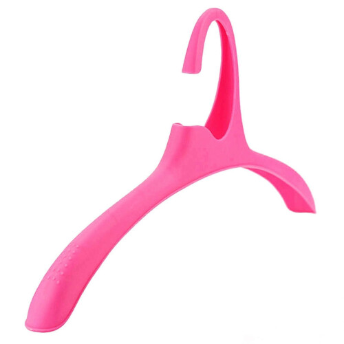 (Plum Red) Wide Shoulder Suit Hangers High Quality Stackable Smooth Finish Plastic Hangers for Sweaters Coat