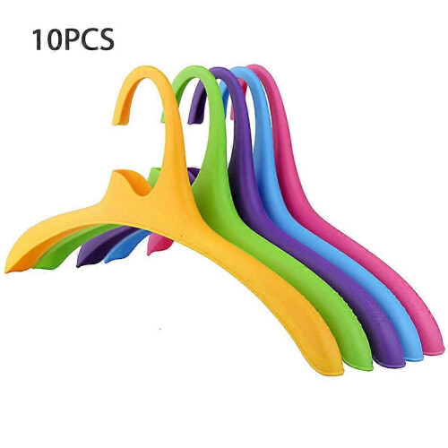 (Color Mixing) Wide Shoulder Suit Hangers High Quality Stackable Smooth Finish Plastic Hangers for Sweaters Coat 1
