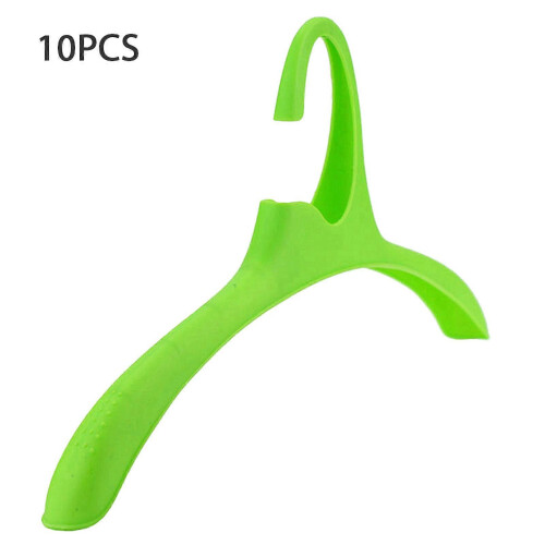 (Grass Green) Wide Shoulder Suit Hangers High Quality Stackable Smooth Finish Plastic Hangers for Sweaters Coat 1