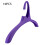 (Purple) Wide Shoulder Suit Hangers High Quality Stackable Smooth Finish Plastic Hangers for Sweaters Coat 2