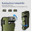 (Green) Magnetic Portable Mini Flashlight Rechargeable G5 EDC Flashlight IPX6 Wate 2
